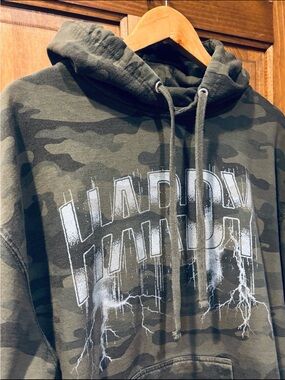 HARDY FOREST CAMO LIGHTNING Hoodie
